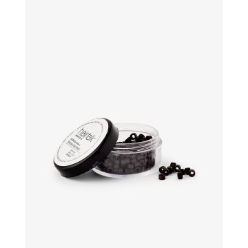 Silikonbeschichtete Beads dunkel - 250 Stück
